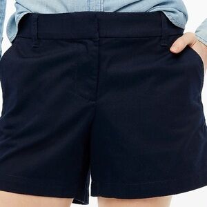 NWT J. Crew Factory 5" classic chino short In Navy